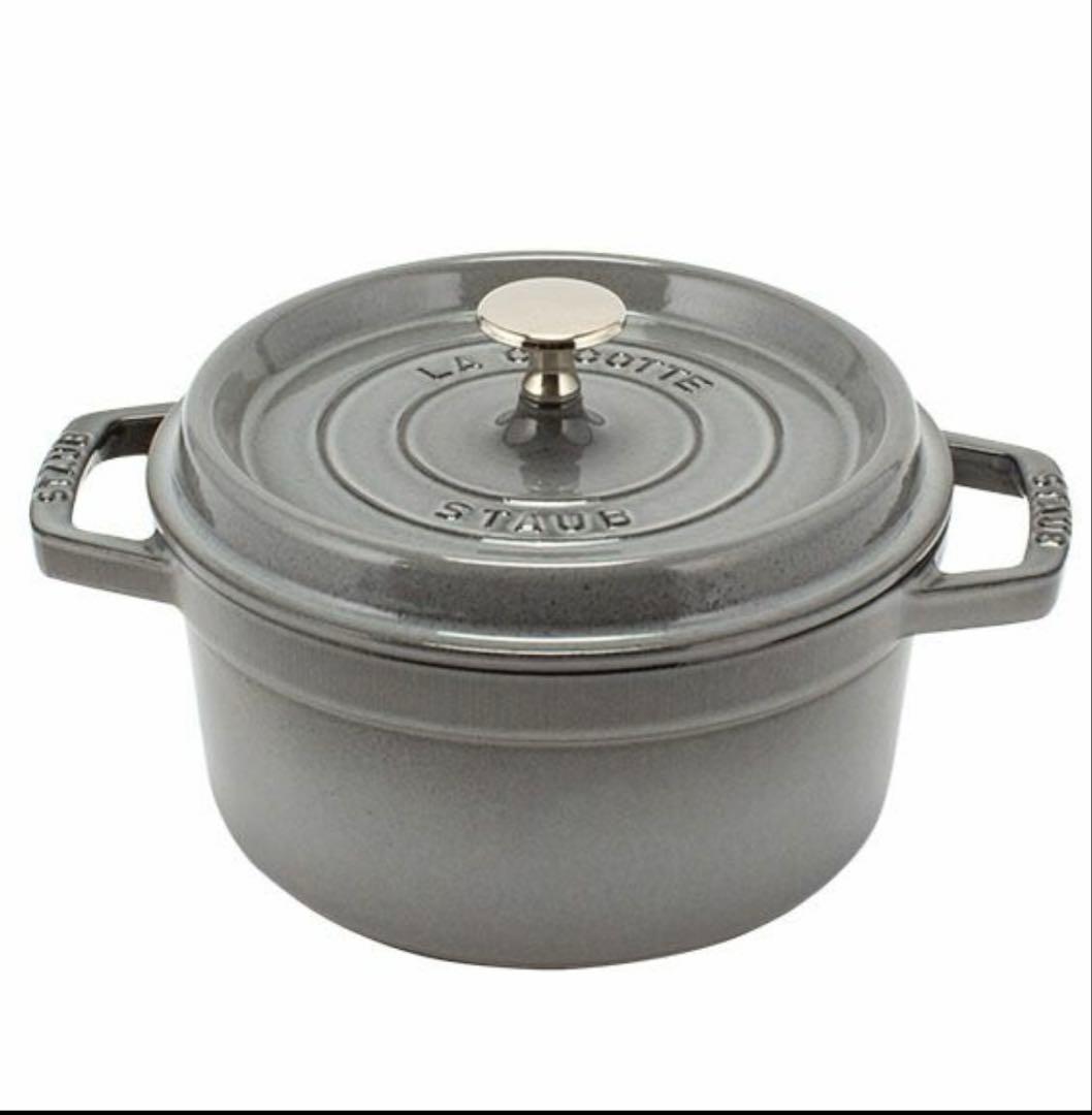 ✨新品【Staubストウブ鍋ピコ.ココット ラウンド】22cm人気完売‼︎Gグレー 楽天市場】【クーポン4種あり】ストウブ 鍋 ピコ ココット ラウンド