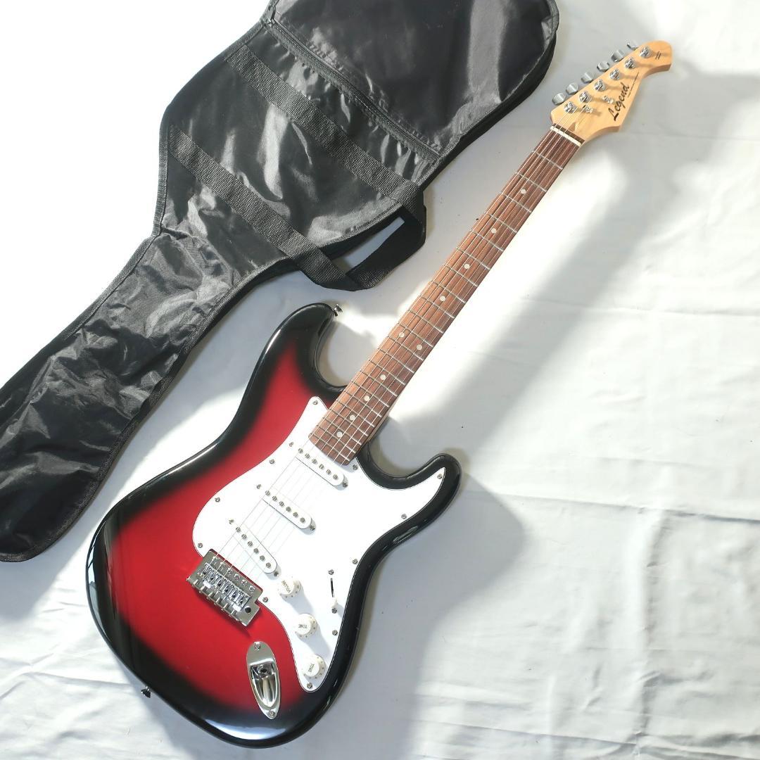 ほぼ未使用 Legend エレキギター ケース付 ストラトタイプ 2トーンレッド 615r0NWdGXL.jpg_BO30,255,255,