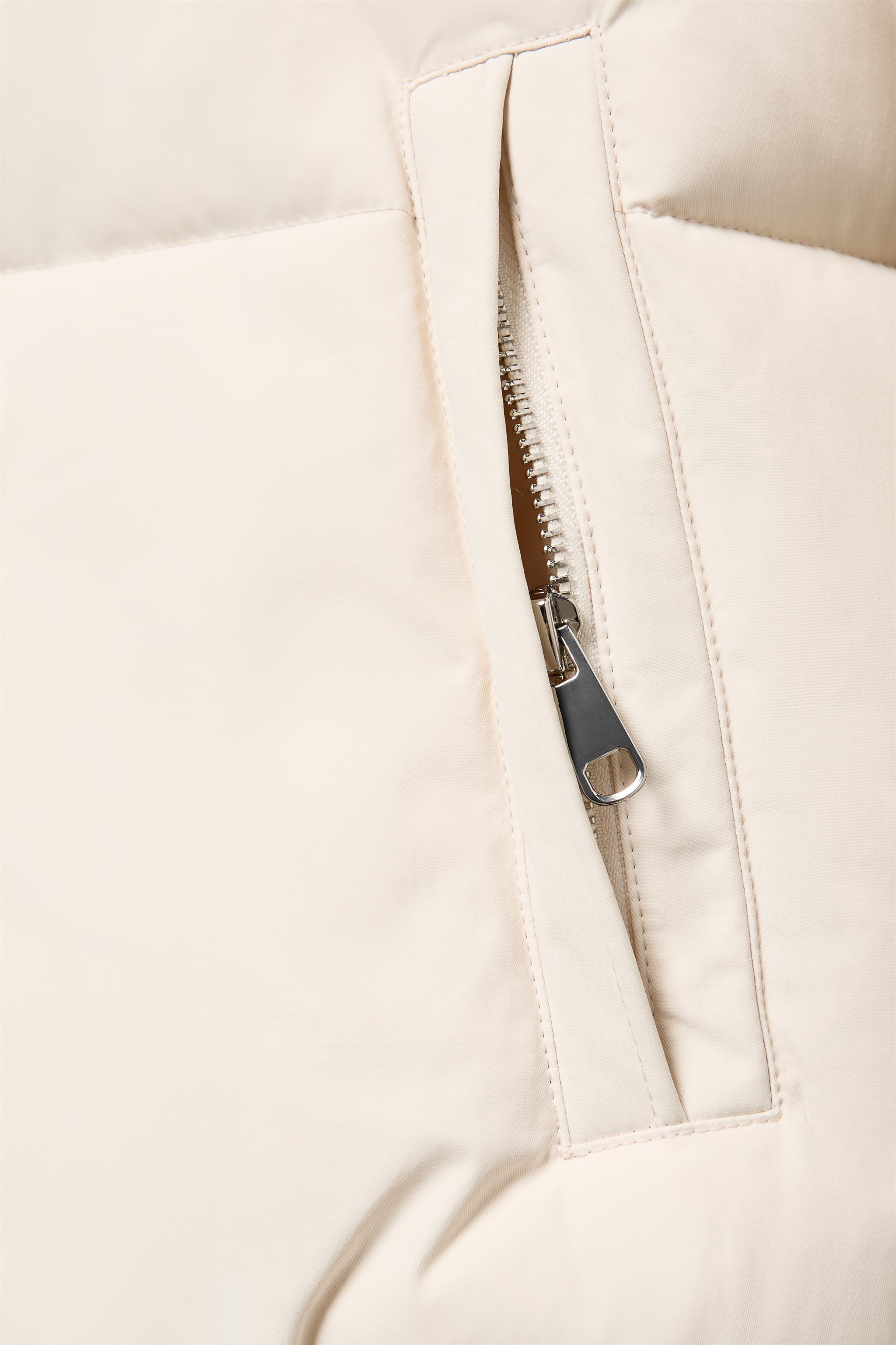 フェイクシープスキンフード付き撥水ウィンドブレーカーアノラック